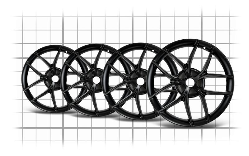 Tesla Model y Tesloid ts01 rims+ Tire Package - 19