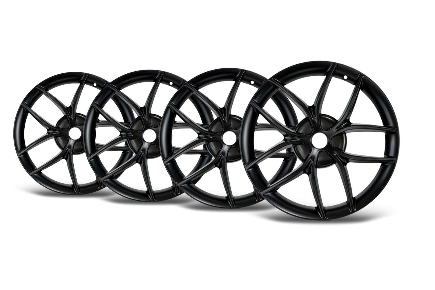 Tesla Model y Zero G Tesloid rims and Tire Package with TPMS