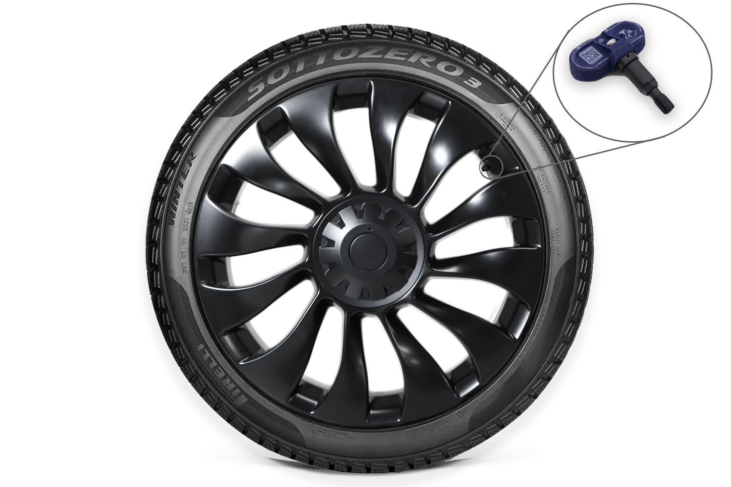 Tesla Model Y Winter Tire Package with TPMS