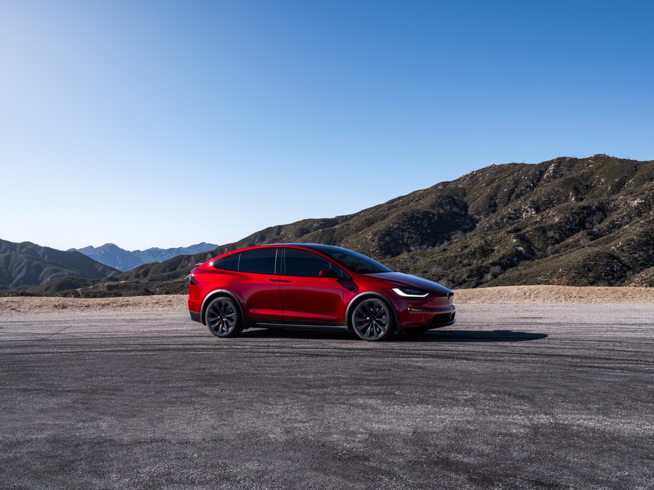 Tesla Model X, which uses a key card