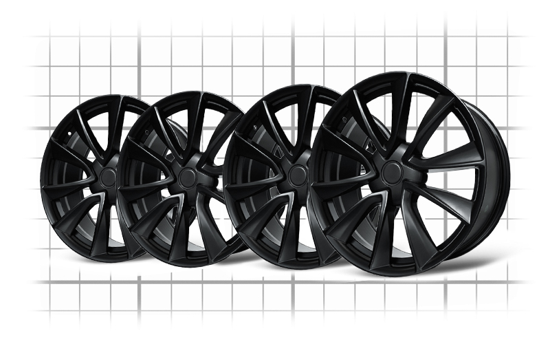 Tesla Model 3 Tesloid Sport Rims Tires specification size